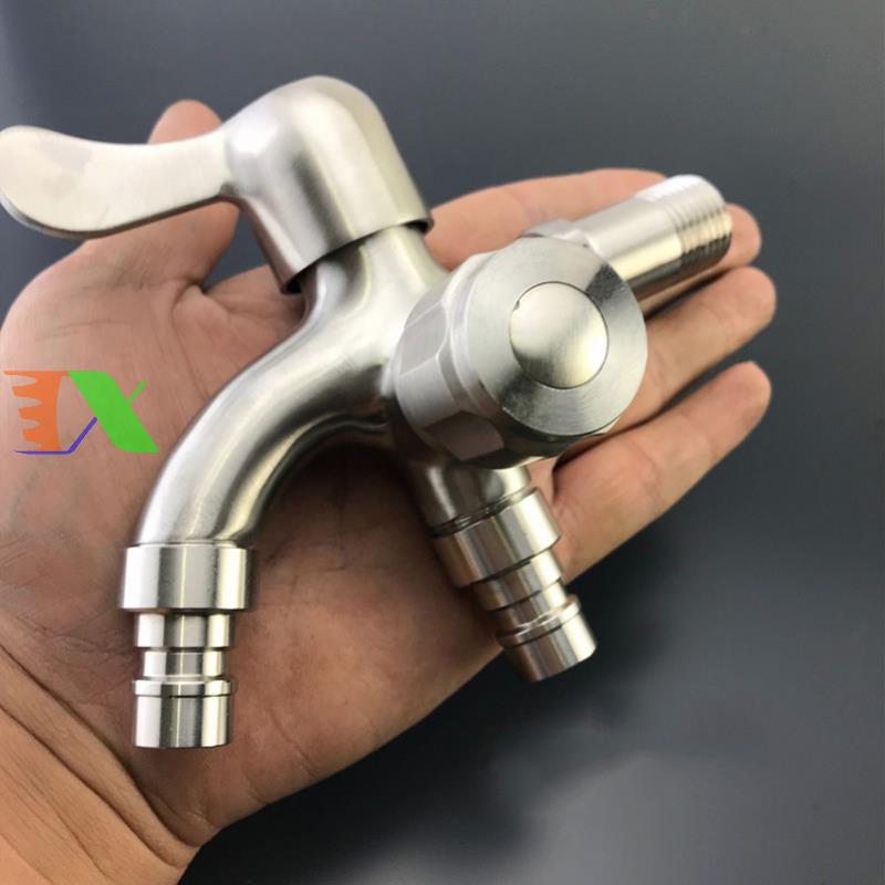 vòi nước hai đầu ra